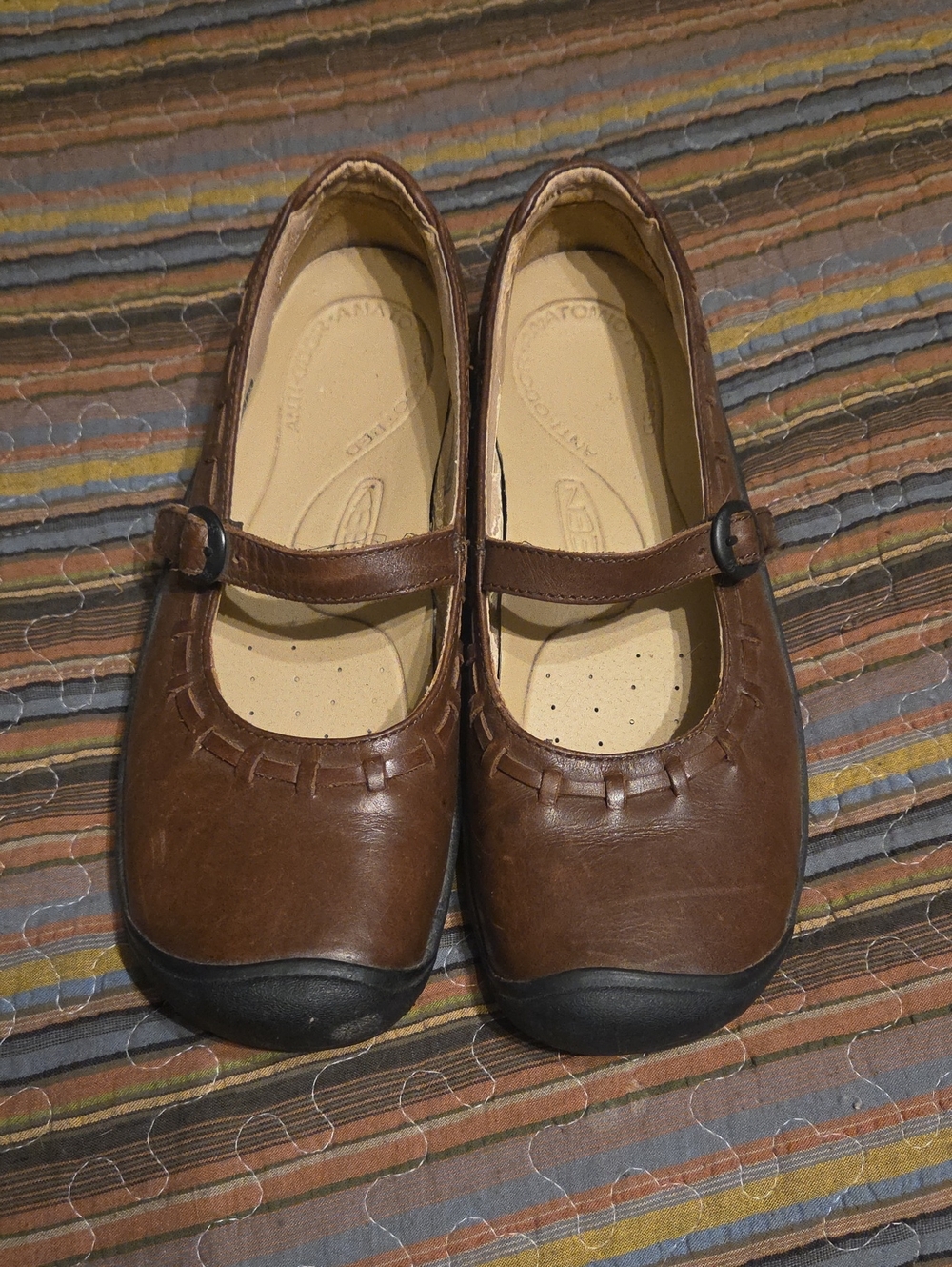 KEEN Brown Mary Jane Comfort Shoes